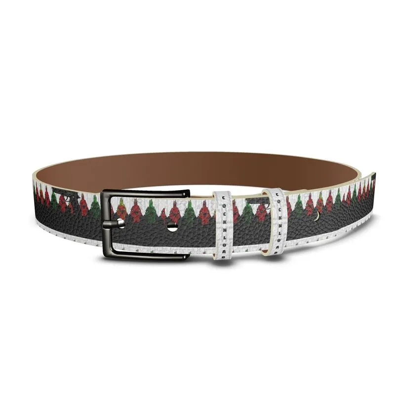 #426 cnl belt rooster/gun print