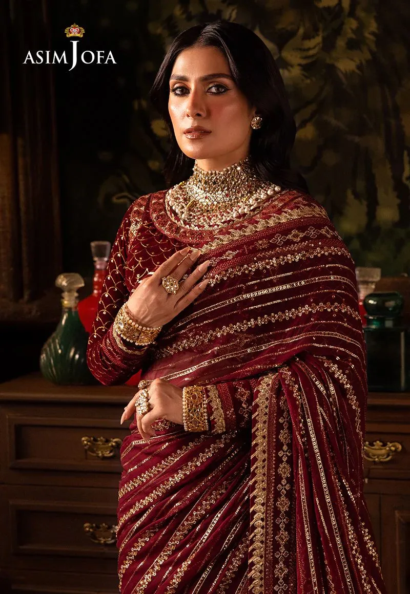 ASIM JOFA MAKHMAL WEDDING VELVET 02
