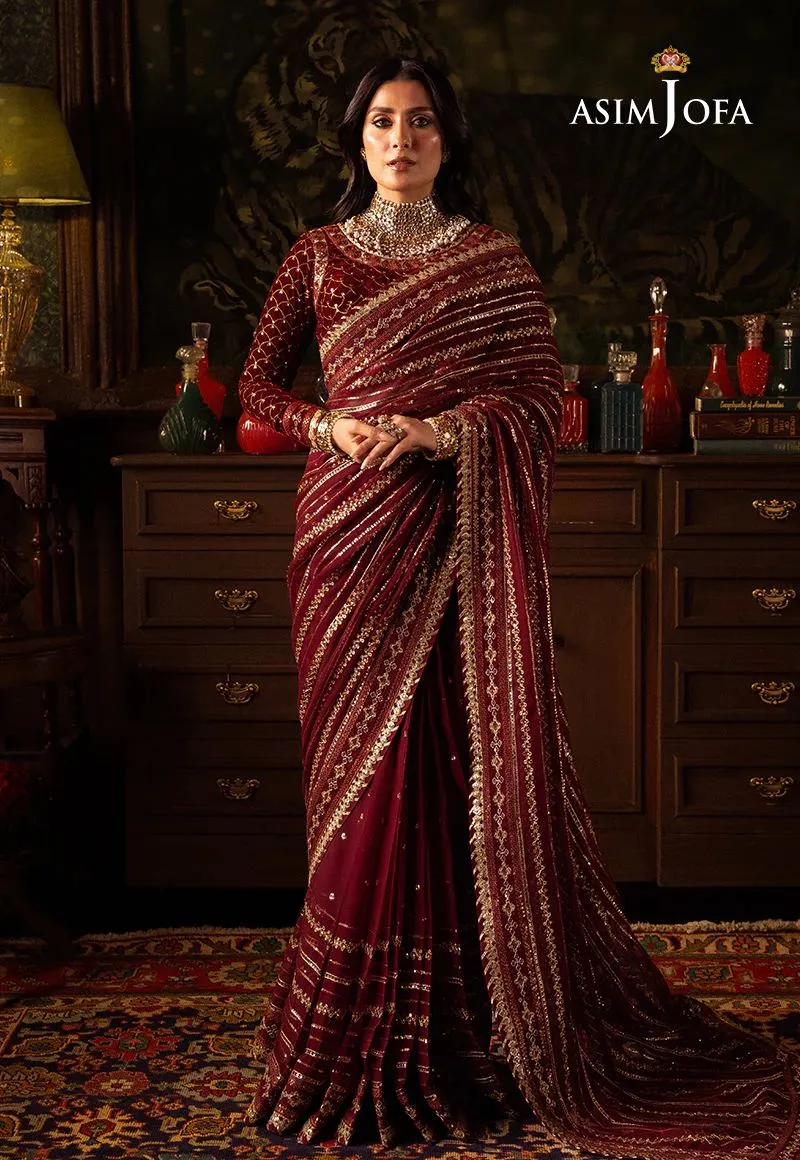 ASIM JOFA MAKHMAL WEDDING VELVET 02