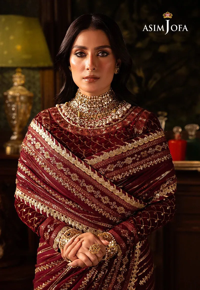 ASIM JOFA MAKHMAL WEDDING VELVET 02