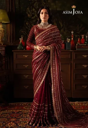 ASIM JOFA MAKHMAL WEDDING VELVET 02