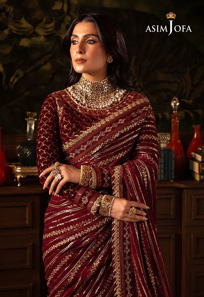 ASIM JOFA MAKHMAL WEDDING VELVET 02