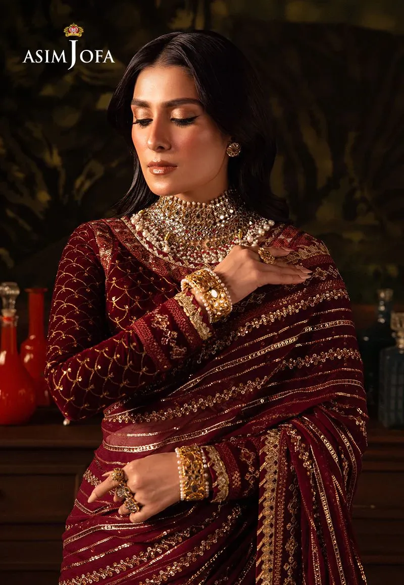 ASIM JOFA MAKHMAL WEDDING VELVET 02