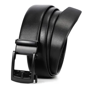 BELTROAD Mens Belt Leather Ratcheting Belts for Men Adjustable Black Dress Quick Release Click Buckle Belt