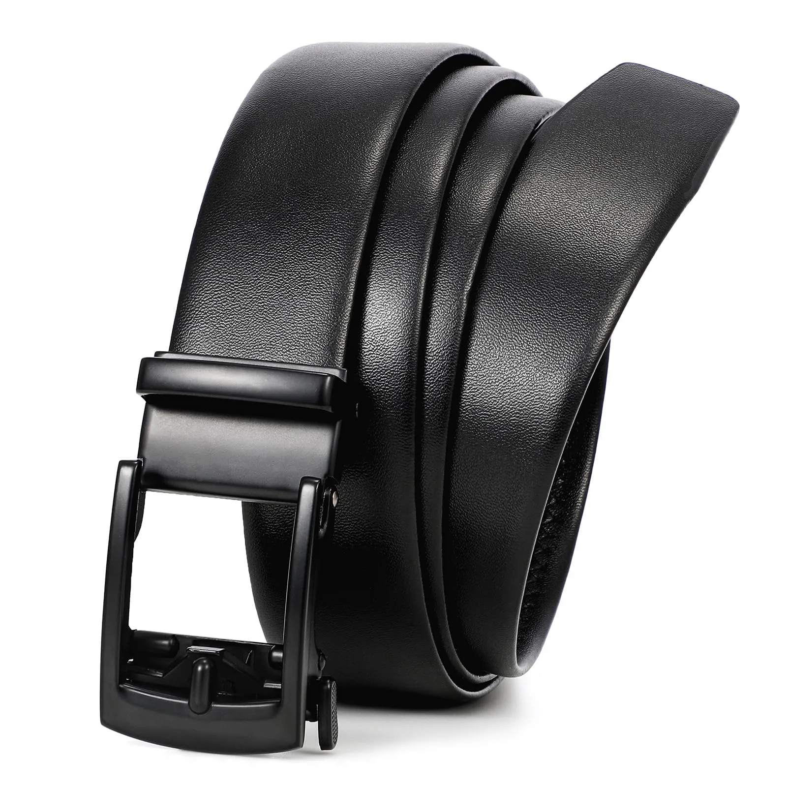 BELTROAD Mens Belt Leather Ratcheting Belts for Men Adjustable Black Dress Quick Release Click Buckle Belt