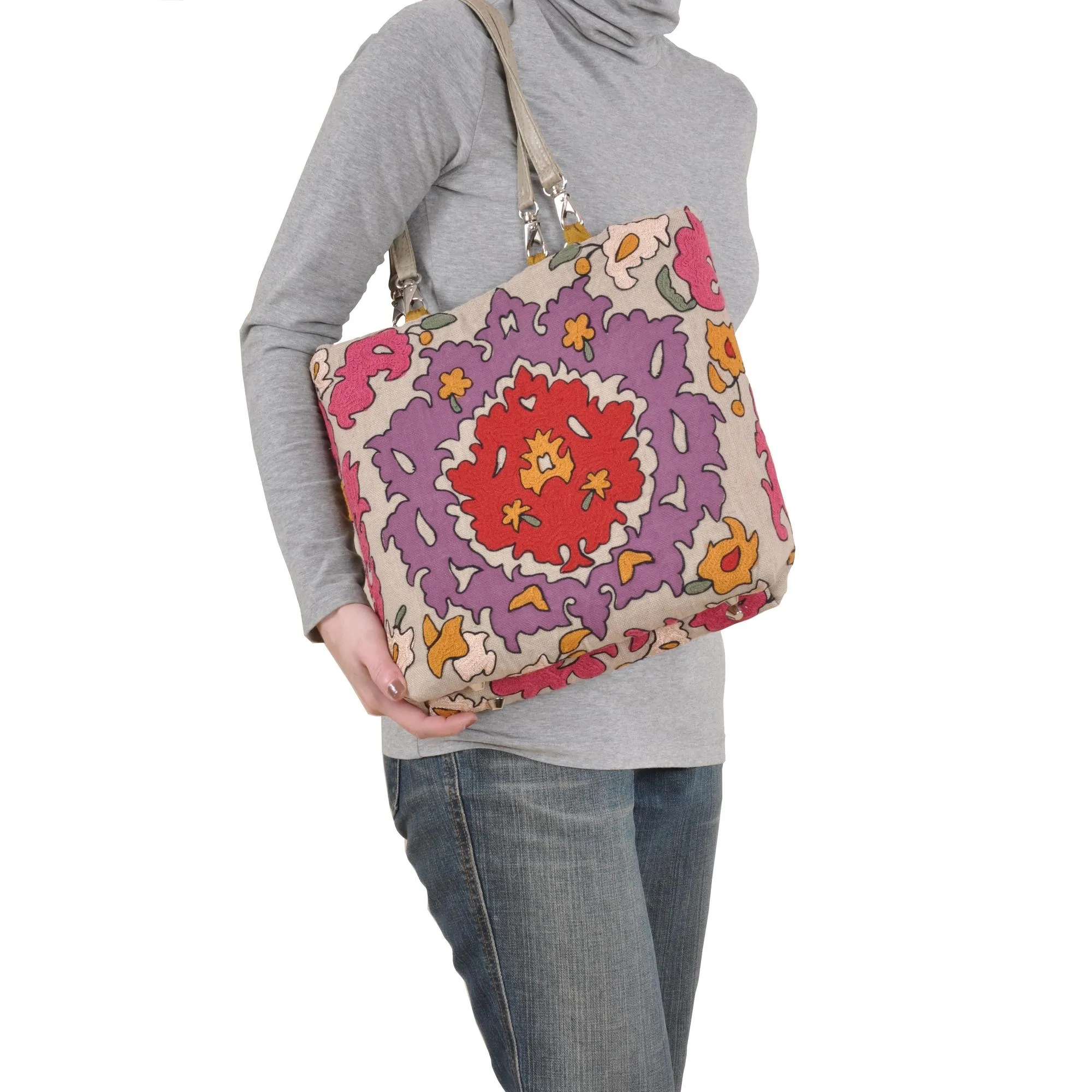 Bohemian Green Small Tote