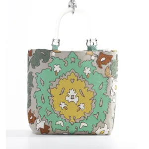 Bohemian Green Small Tote