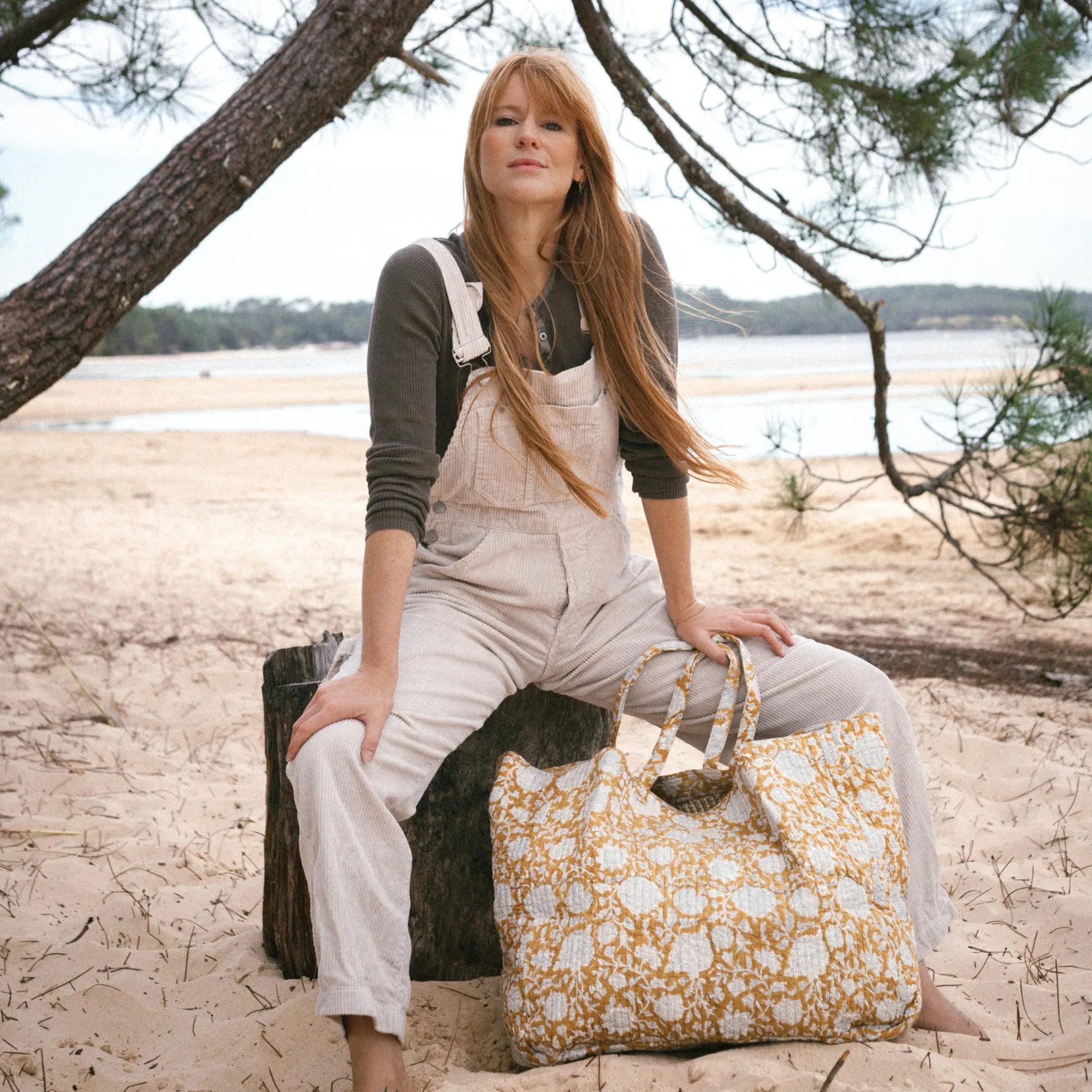Bonheur du Jour Paris Shopper Bag Tupia Absynthe Tu