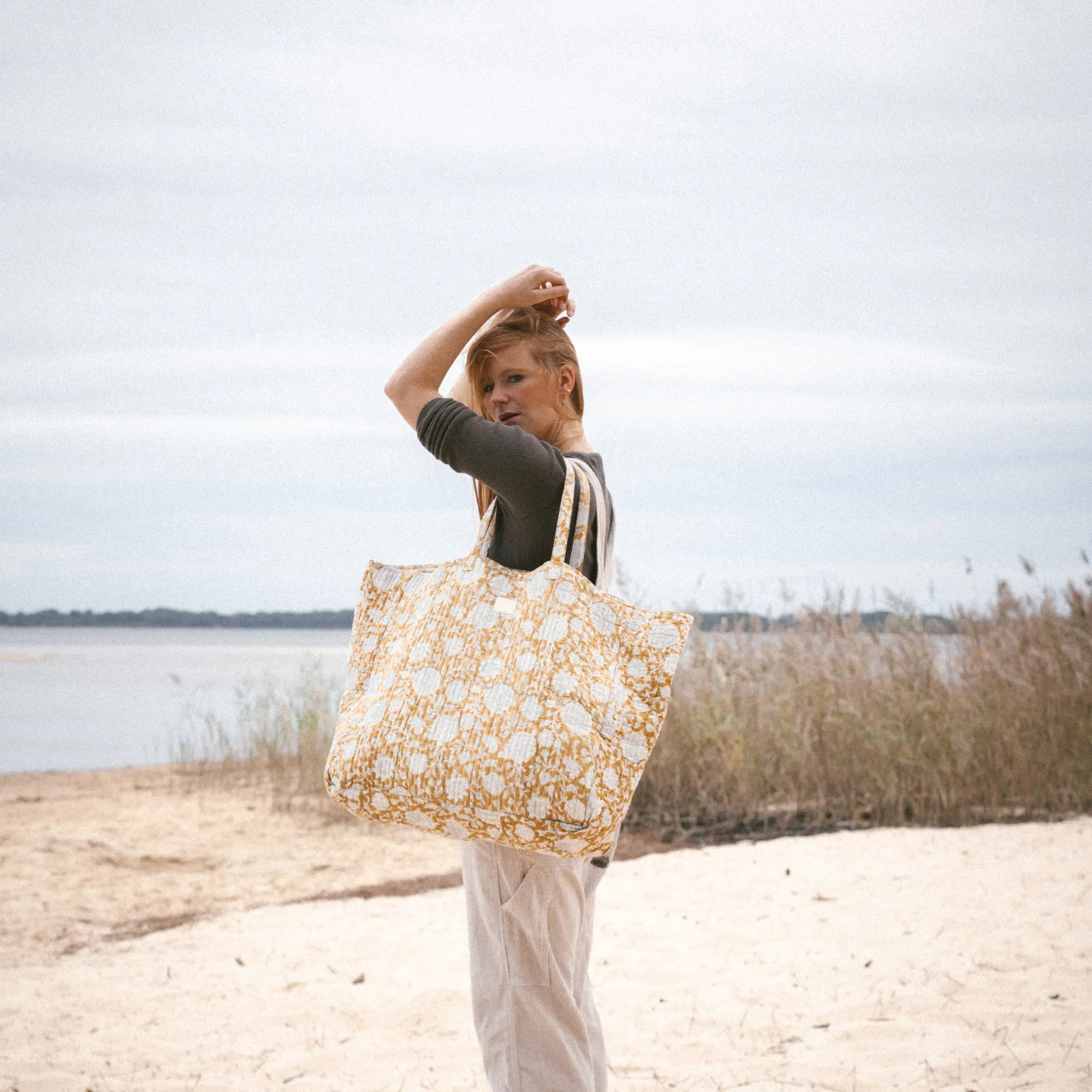 Bonheur du Jour Paris Shopper Bag Tupia Absynthe Tu