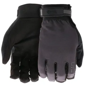Boss B52011-L Utility Gloves, L, Reinforced Thumb, Open Cuff, Synthetic Leather, Dark Gray :PR: QUANTITY: 1