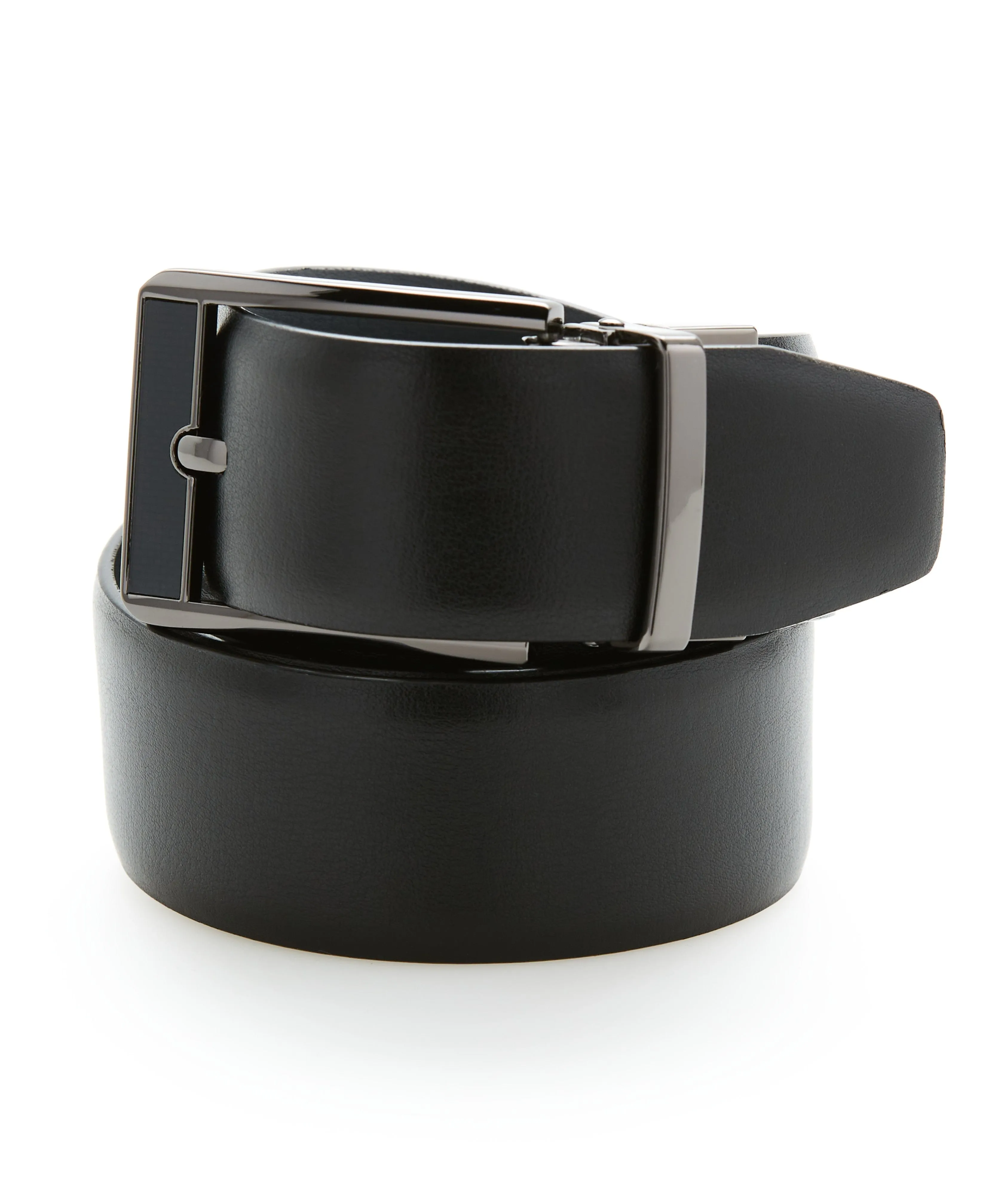Carbon Leather Reversible Belt