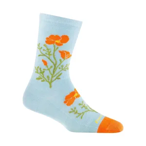 Darn Tough Vermont Women's Blossom Lightweight Lifestyle Crew - Glacier