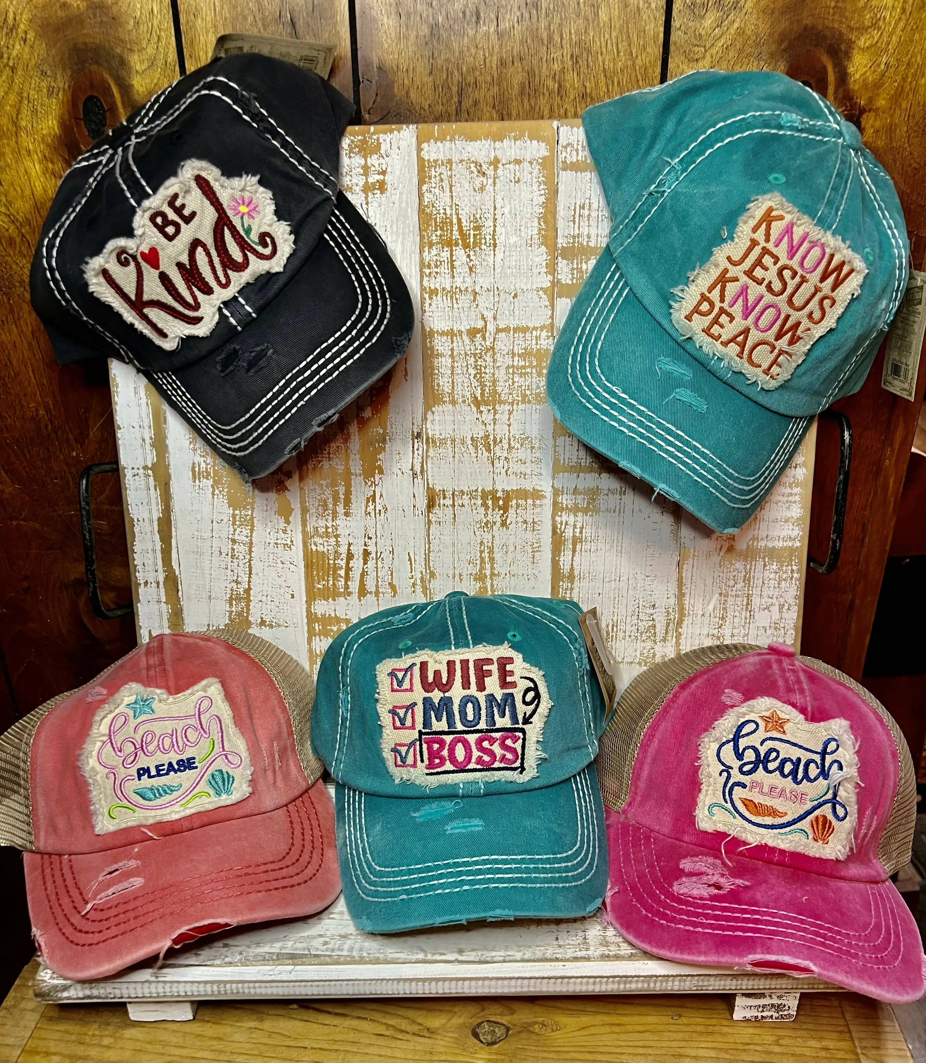 Denim Caps