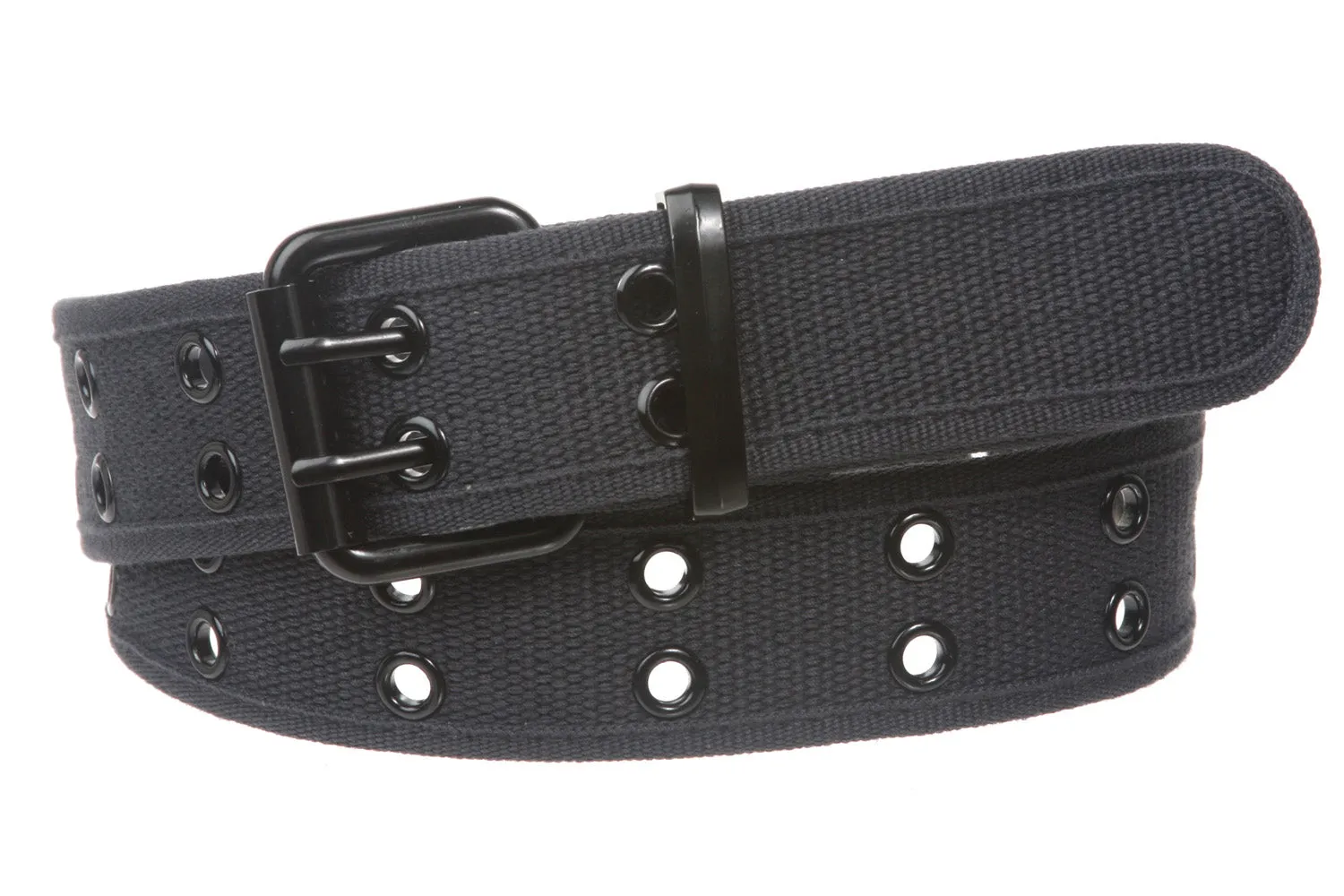 Double Hole Grommets Canvas Web Belt