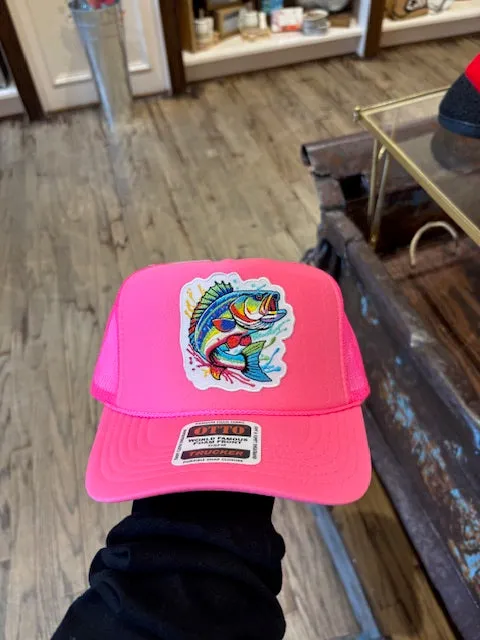 Flossy Fish Trucker Caps