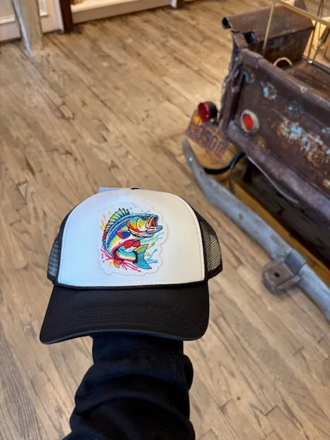 Flossy Fish Trucker Caps