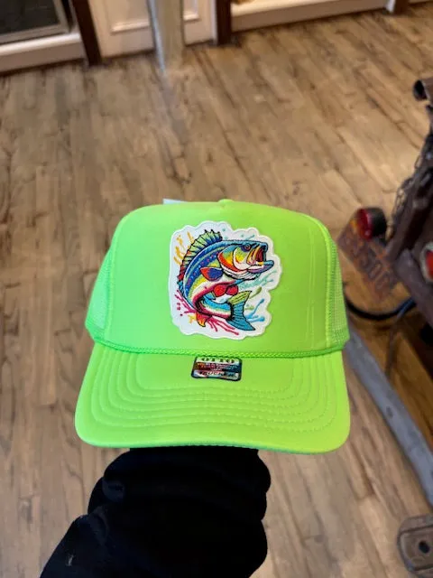 Flossy Fish Trucker Caps