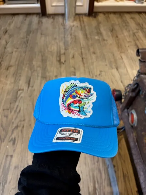 Flossy Fish Trucker Caps