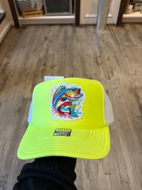 Flossy Fish Trucker Caps