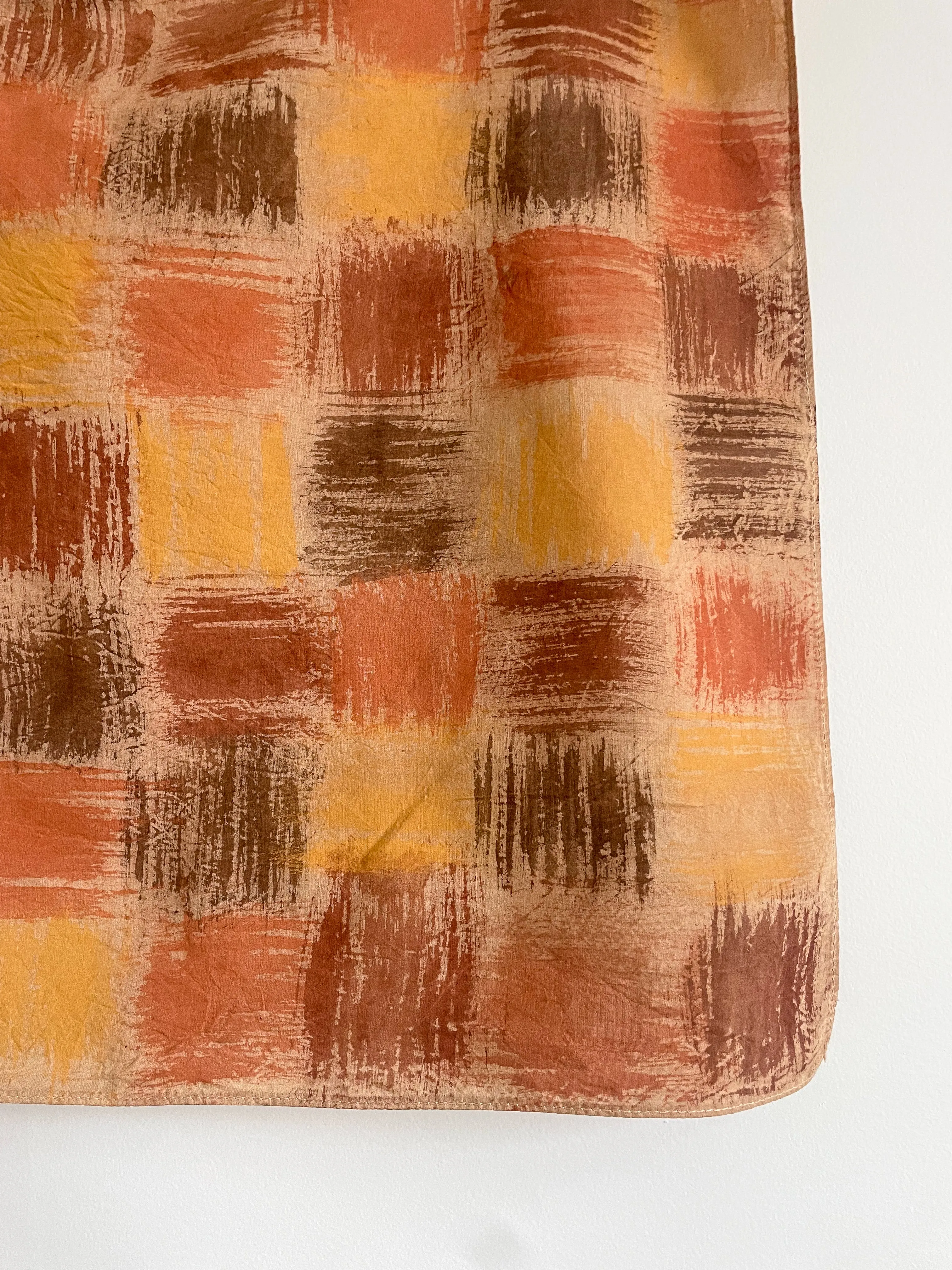 Hand-Painted Scarves - Basked Weave