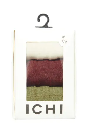 Ichi Zoe 3 Pack Socks-20122120