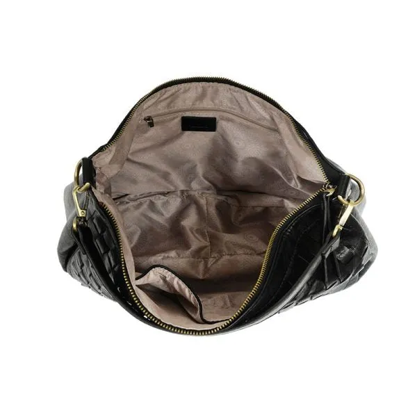 JOY SUSAN Kali Woven Slouchy Hobo