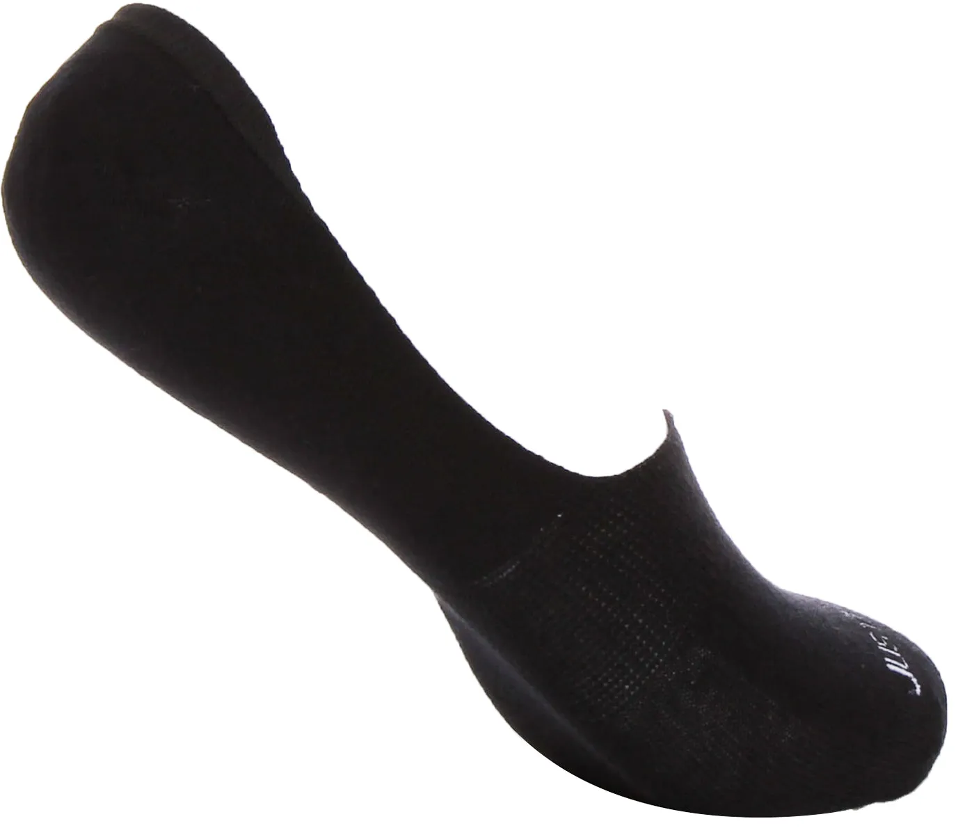 Justinreess England 2 Pairs Invisible Socks In Black