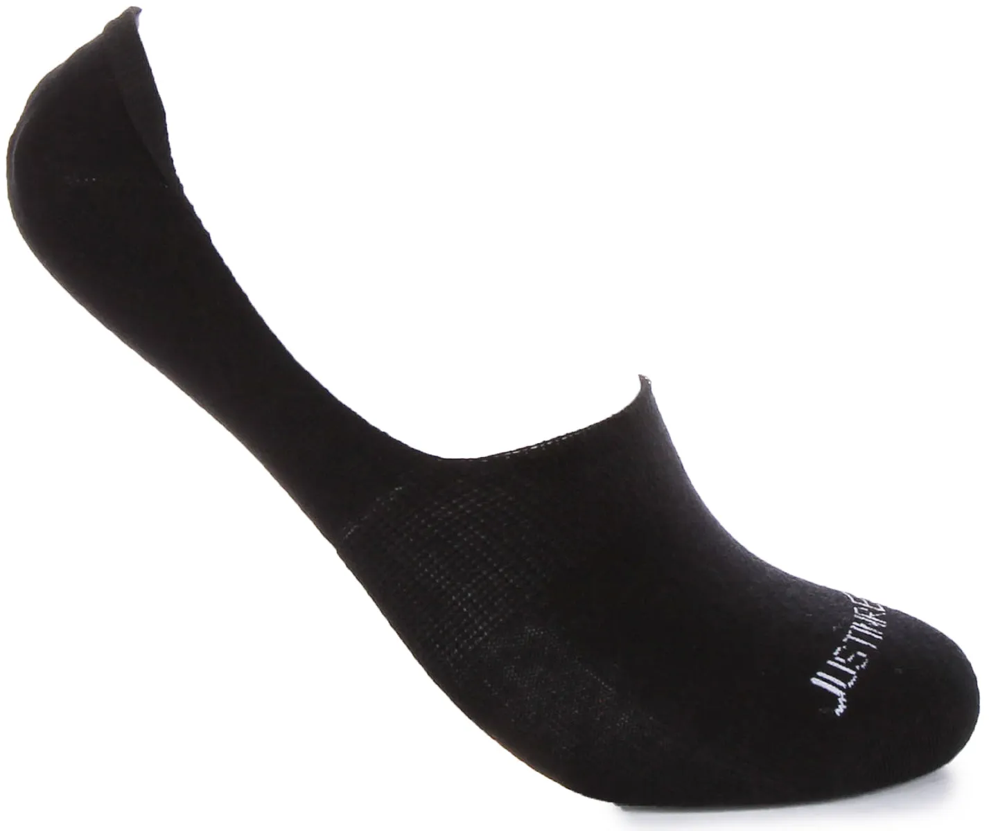 Justinreess England 2 Pairs Invisible Socks In Black