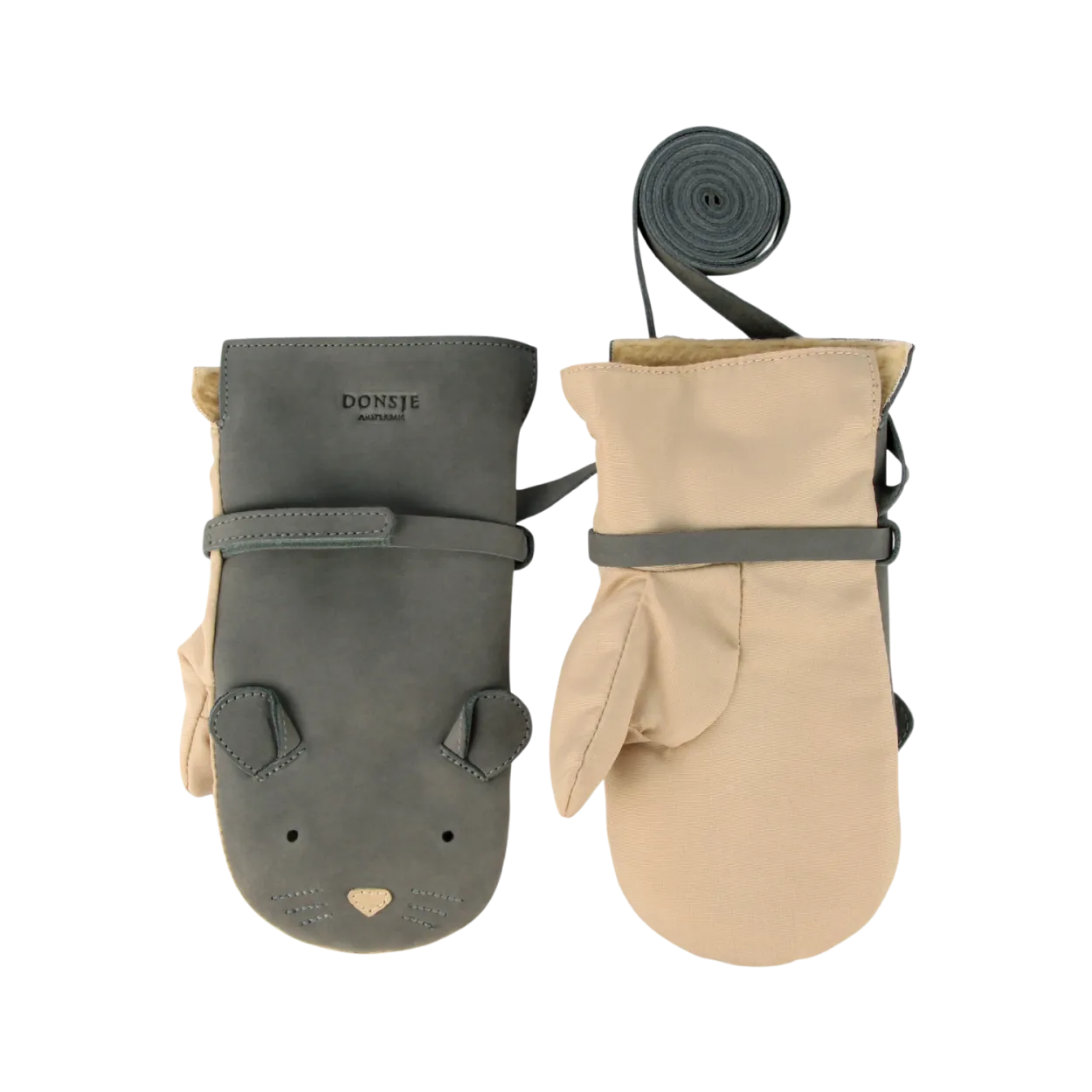 Kapi Mittens | Mouse | Grey Nubuck