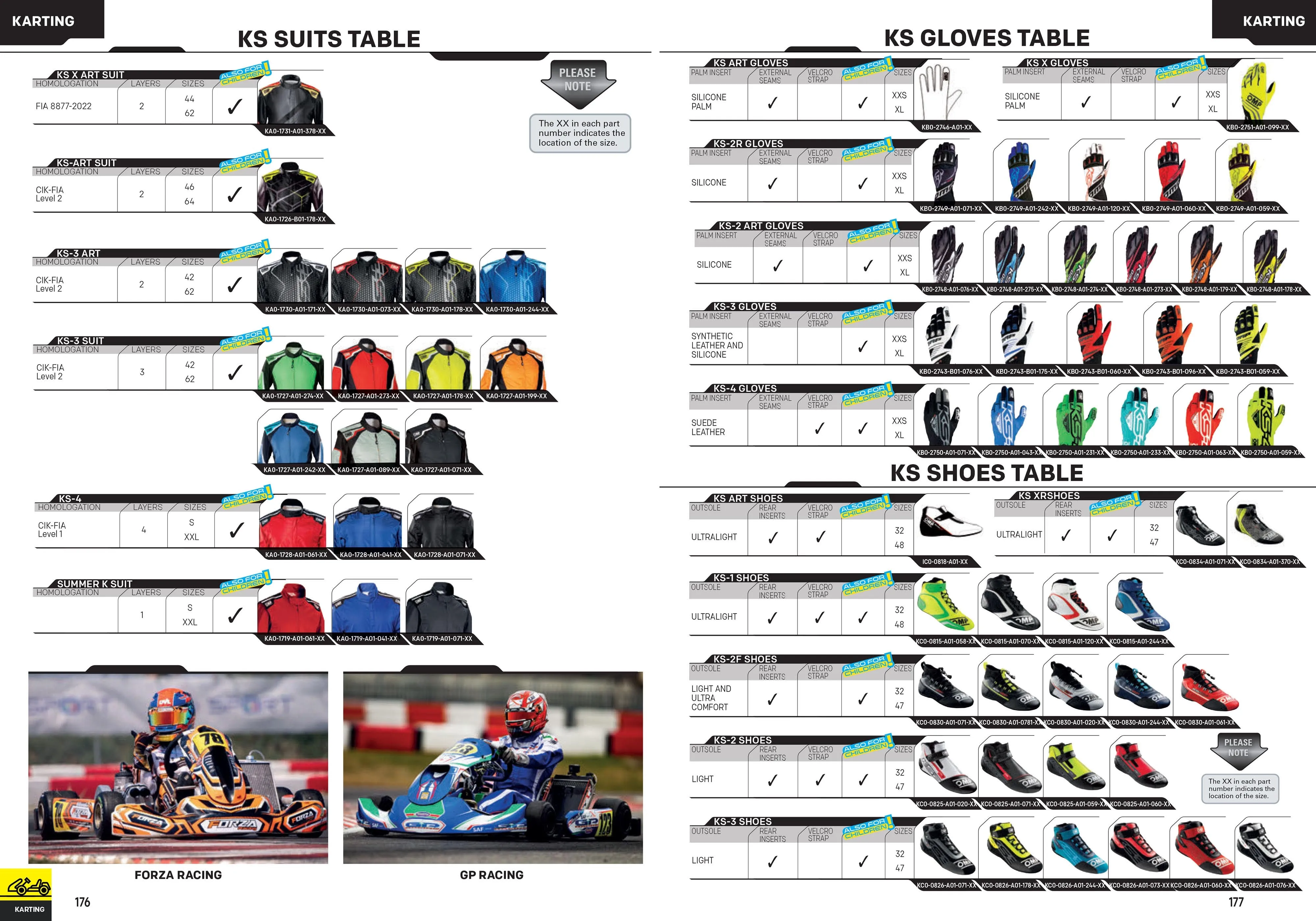 KK02739 OMP RAIN K Kart-Handschuhe