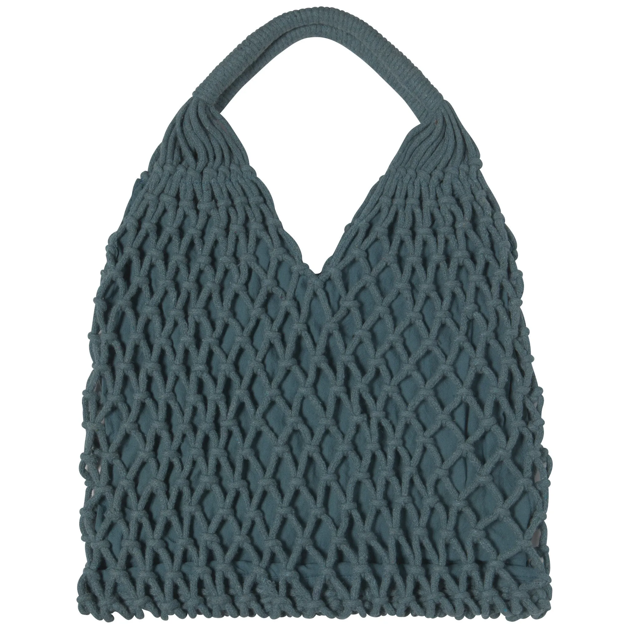 Lagoon Macrame Tote Bag