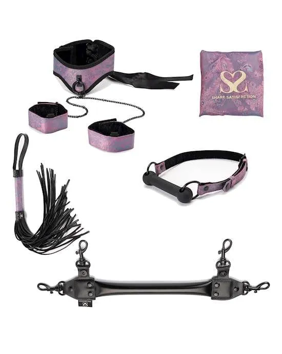 Luxury Posture Collar Bondage Set