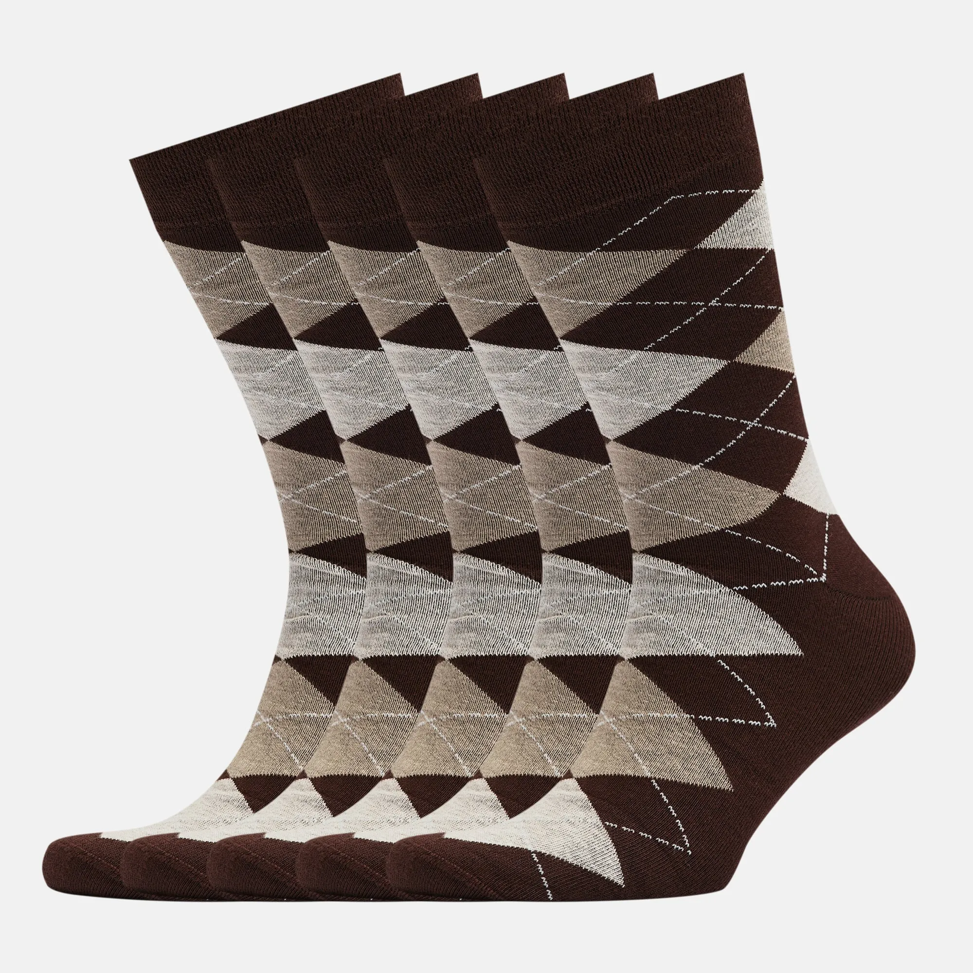 Men's Bamboo Dress Socks  All Argyle Design Pack of 1/3/5 Pairs