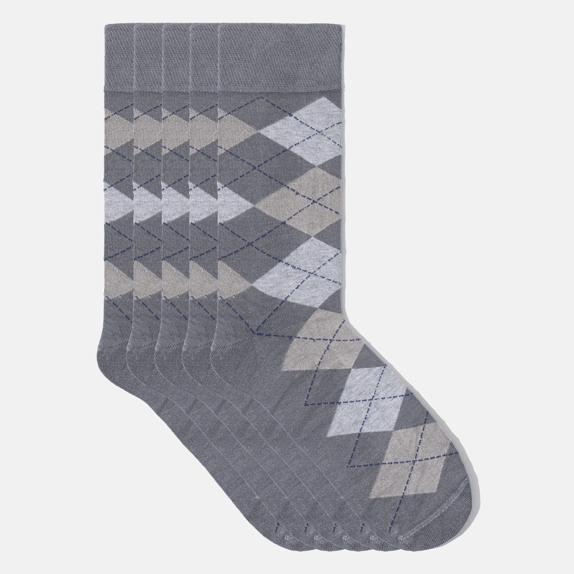 Men's Bamboo Dress Socks  All Argyle Design Pack of 1/3/5 Pairs