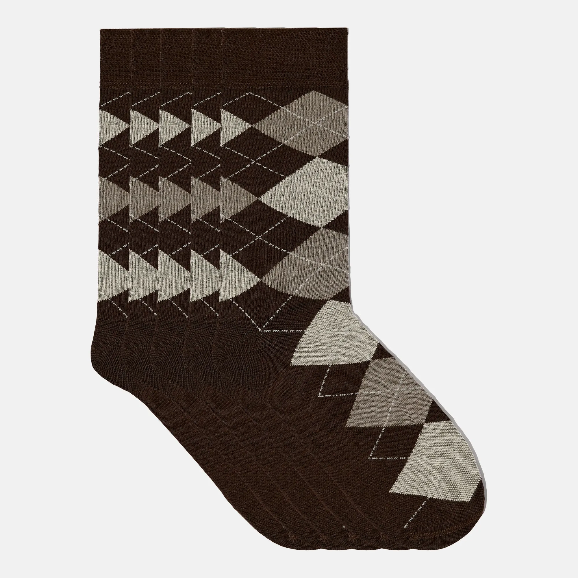 Men's Bamboo Dress Socks  All Argyle Design Pack of 1/3/5 Pairs