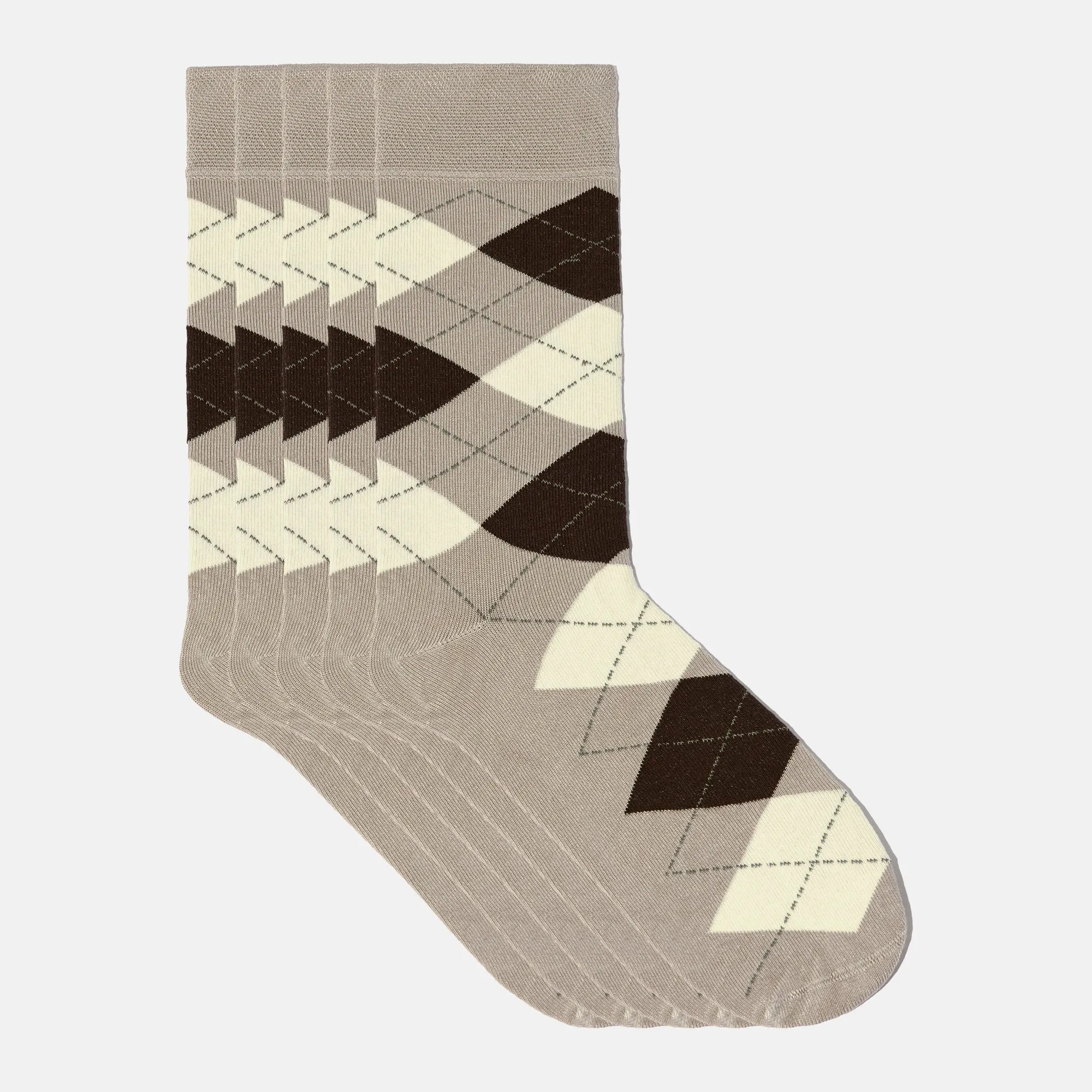 Men's Bamboo Dress Socks  All Argyle Design Pack of 1/3/5 Pairs