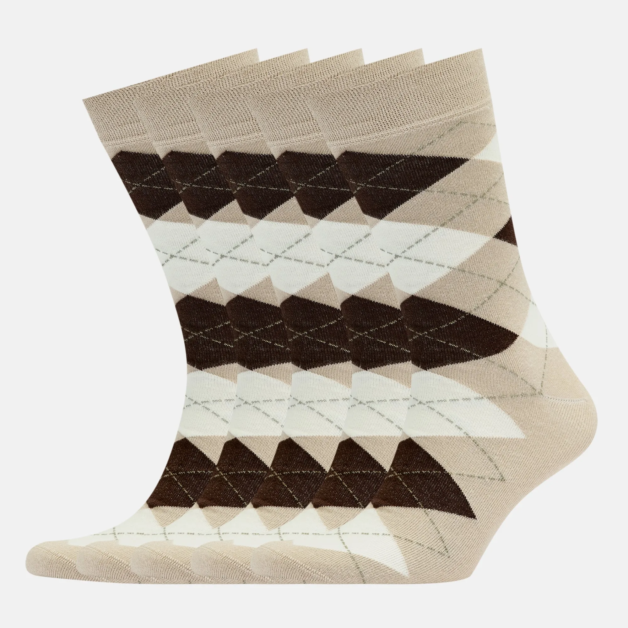 Men's Bamboo Dress Socks  All Argyle Design Pack of 1/3/5 Pairs