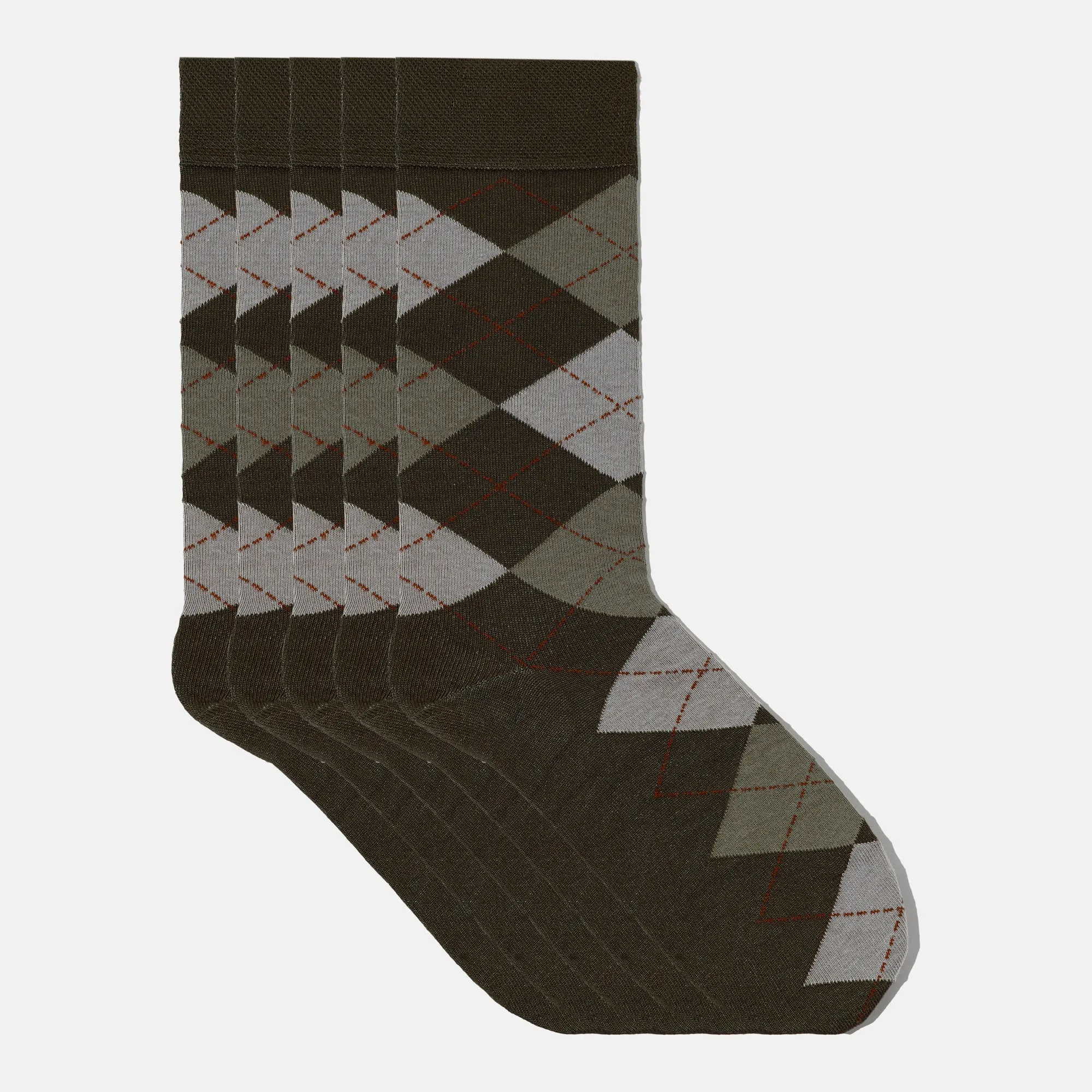 Men's Bamboo Dress Socks  All Argyle Design Pack of 1/3/5 Pairs