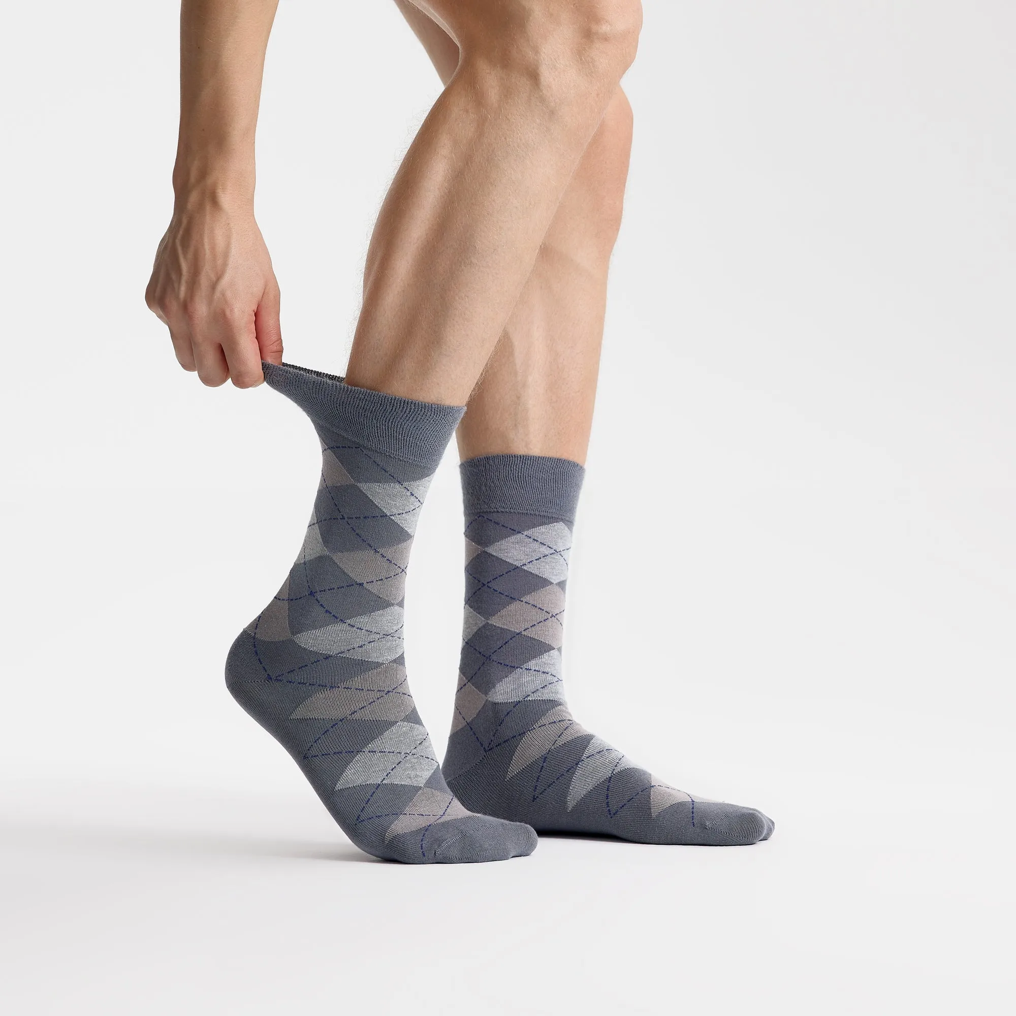 Men's Bamboo Dress Socks  All Argyle Design Pack of 1/3/5 Pairs