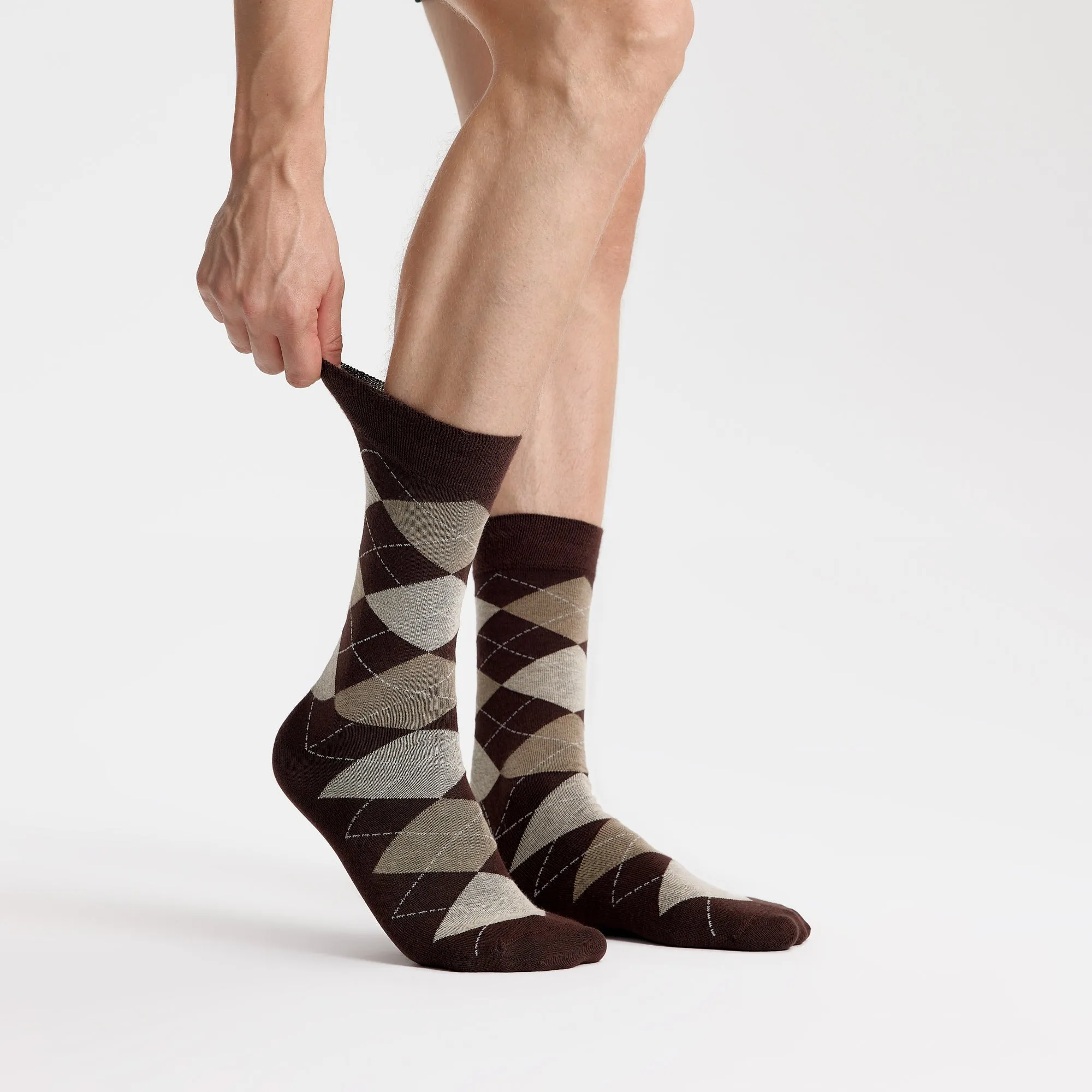 Men's Bamboo Dress Socks  All Argyle Design Pack of 1/3/5 Pairs