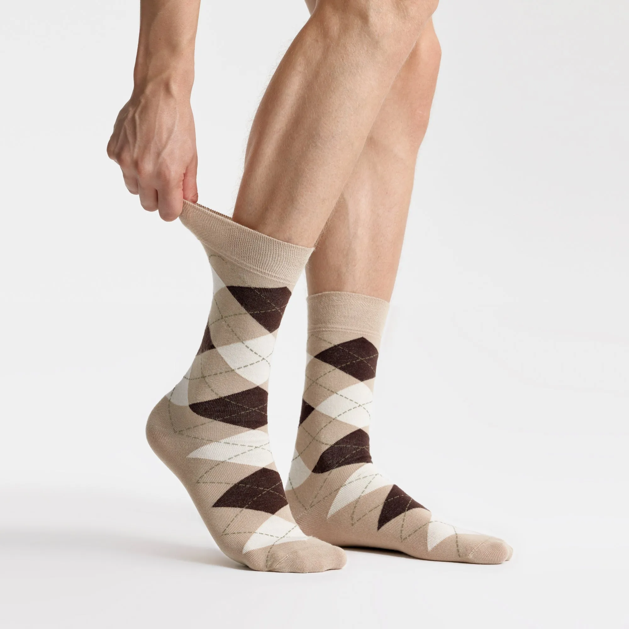 Men's Bamboo Dress Socks  All Argyle Design Pack of 1/3/5 Pairs