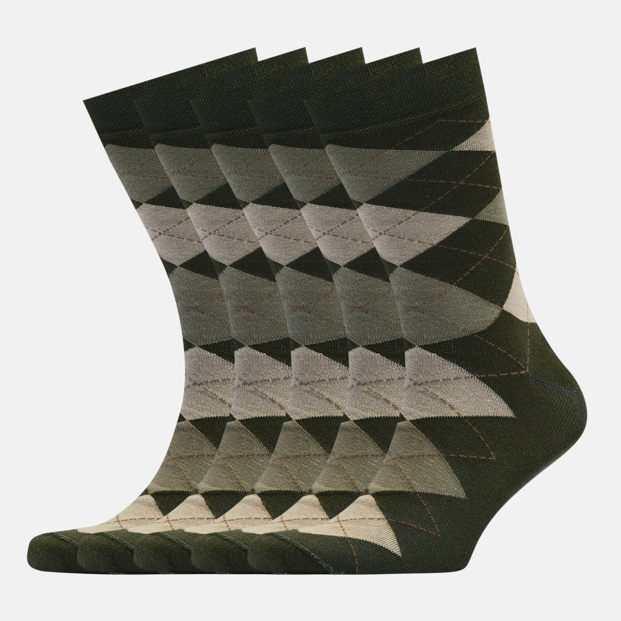 Men's Bamboo Dress Socks  All Argyle Design Pack of 1/3/5 Pairs