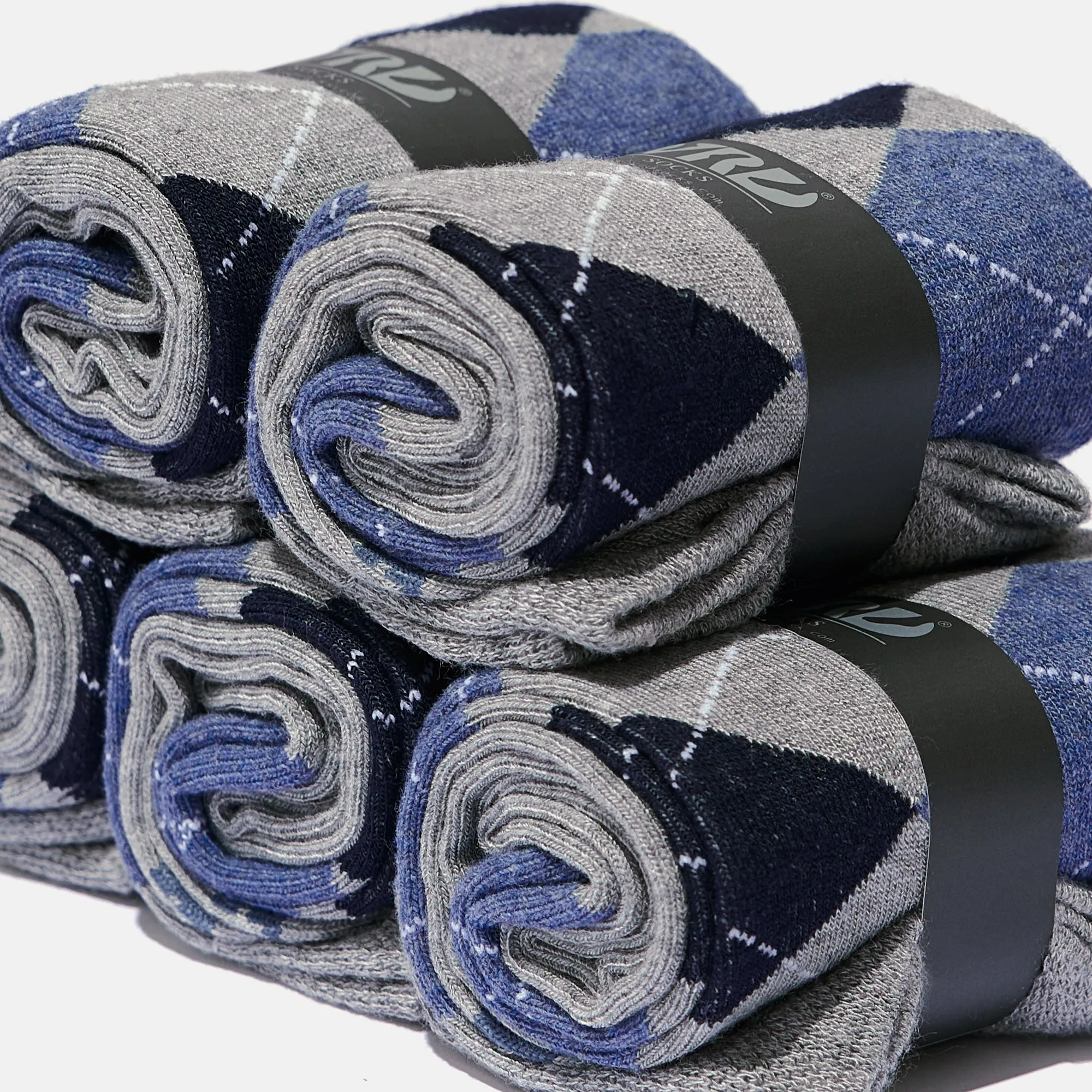 Men's Bamboo Dress Socks  All Argyle Design Pack of 1/3/5 Pairs