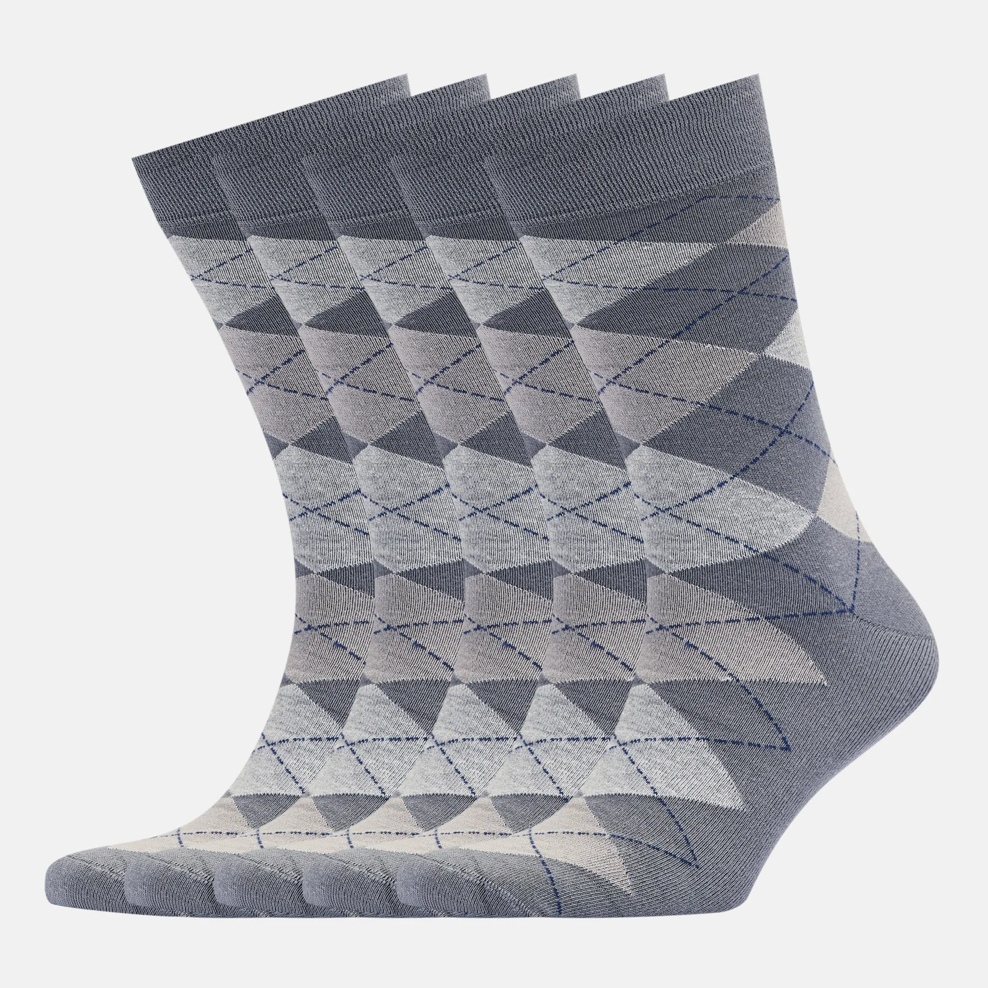 Men's Bamboo Dress Socks  All Argyle Design Pack of 1/3/5 Pairs