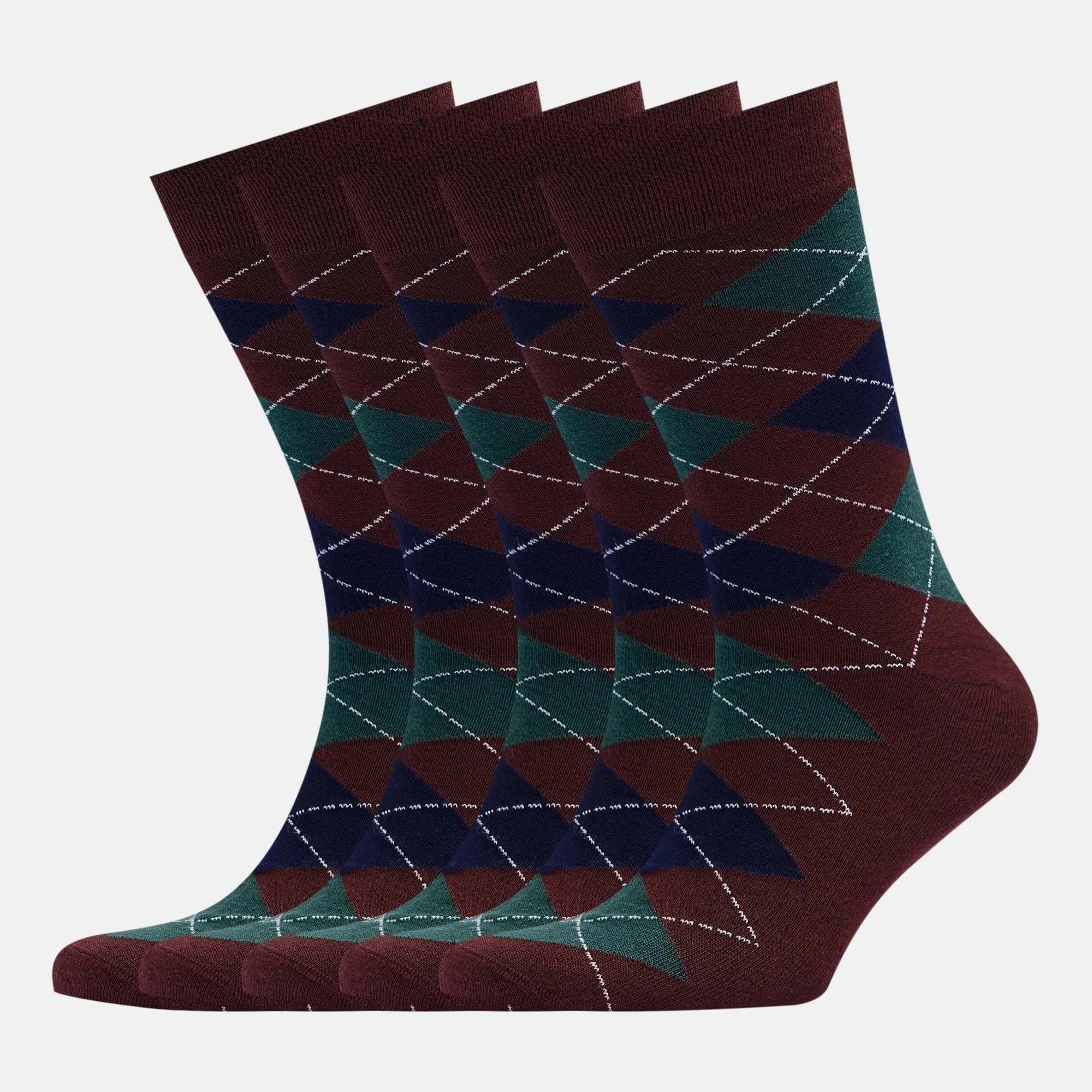 Men's Bamboo Dress Socks  All Argyle Design Pack of 1/3/5 Pairs