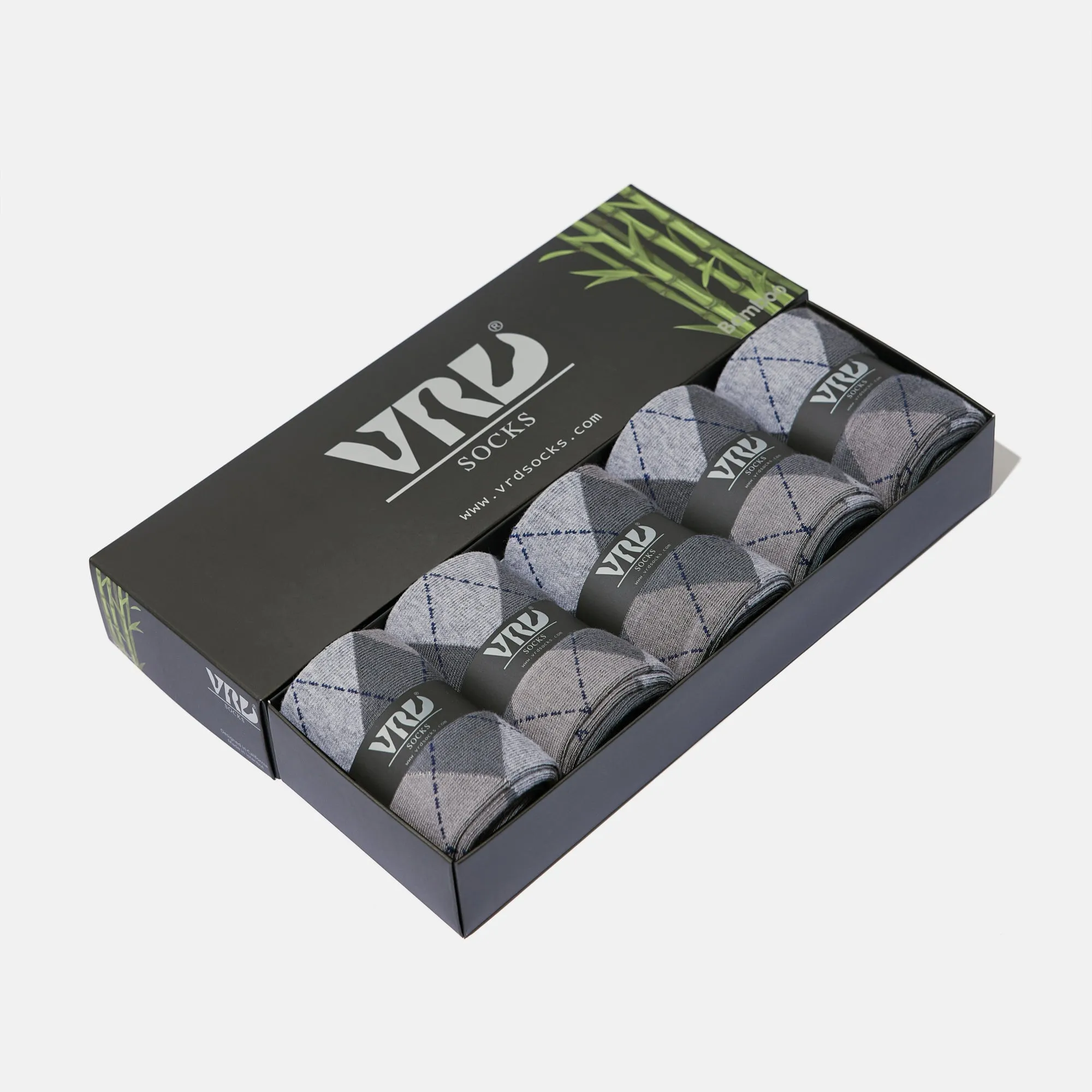 Men's Bamboo Dress Socks  All Argyle Design Pack of 1/3/5 Pairs