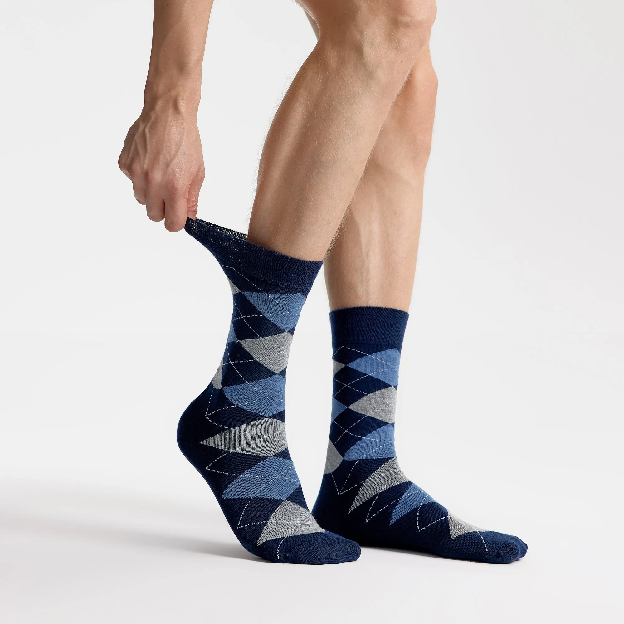 Men's Bamboo Dress Socks  All Argyle Design Pack of 1/3/5 Pairs