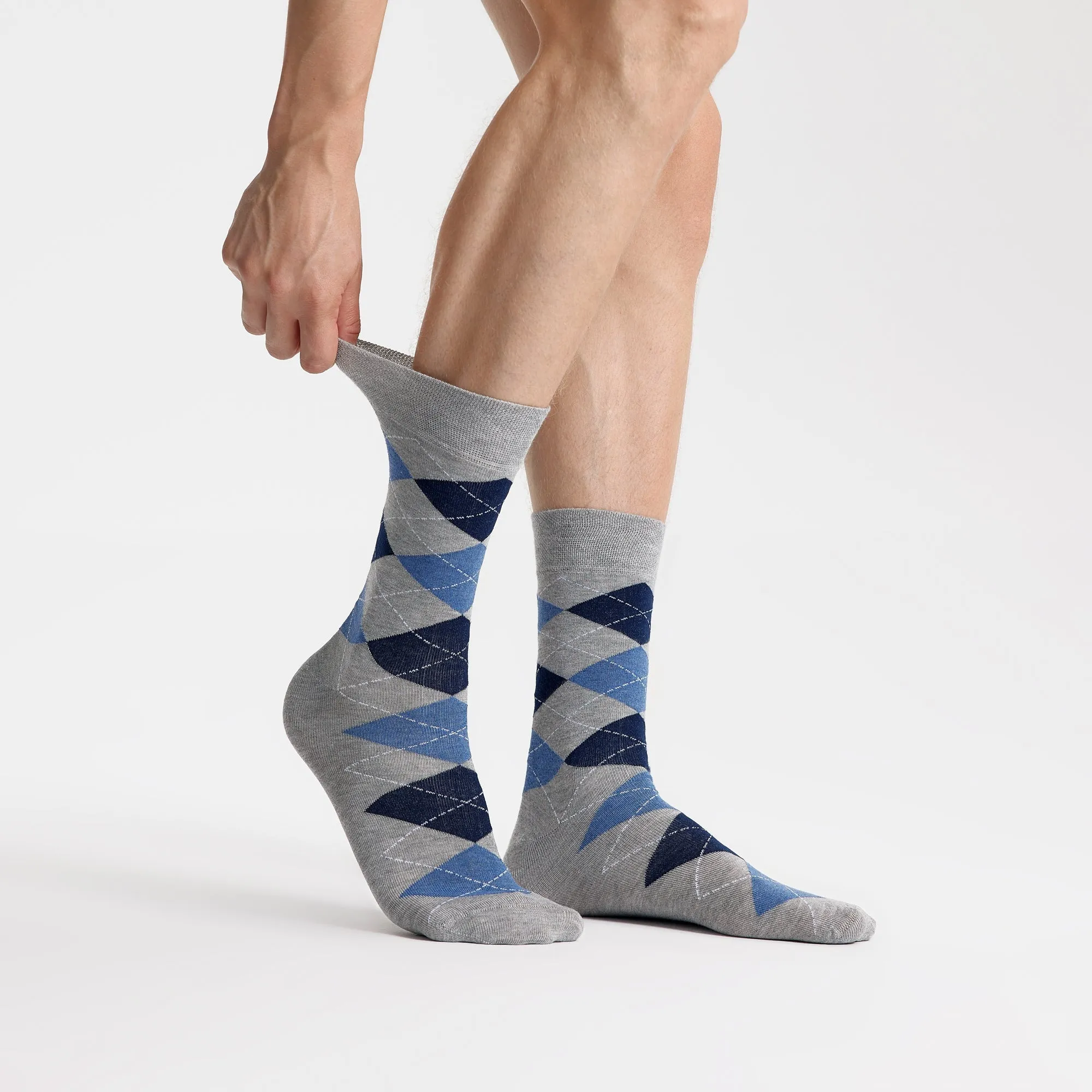 Men's Bamboo Dress Socks  All Argyle Design Pack of 1/3/5 Pairs