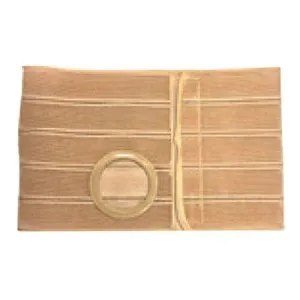 Nu-Hope Nu-Form™ Support Belt, 2-1/4'' Stoma, 9'' Wide, Right, 1-1/2'' From Bottom, Contoured, 2XL (47'' to 52'' Waist), Beige