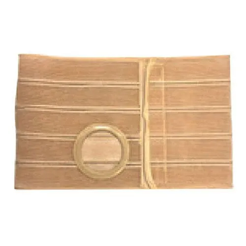 Nu-Hope Nu-Form™ Support Belt, 2-1/4'' Stoma, 9'' Wide, Right, 1-1/2'' From Bottom, Contoured, 2XL (47'' to 52'' Waist), Beige